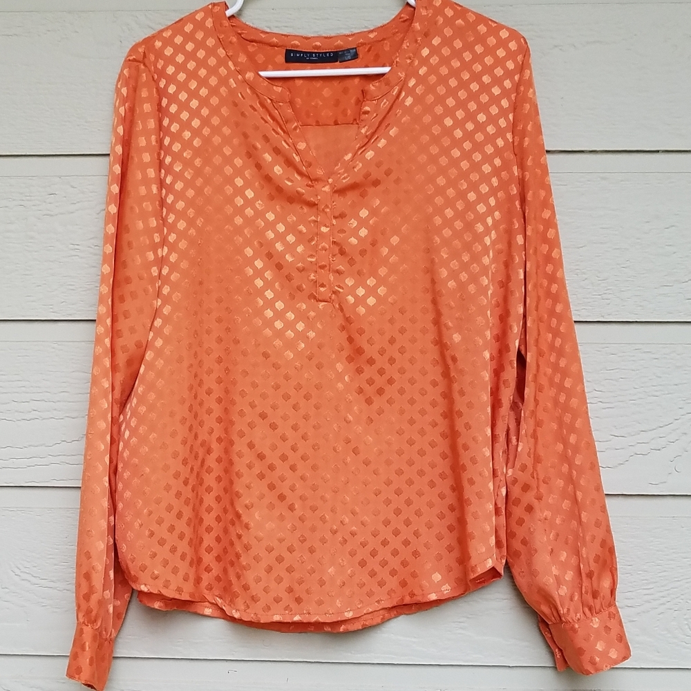 Simply Styled By Sears Tunic Top Size Large